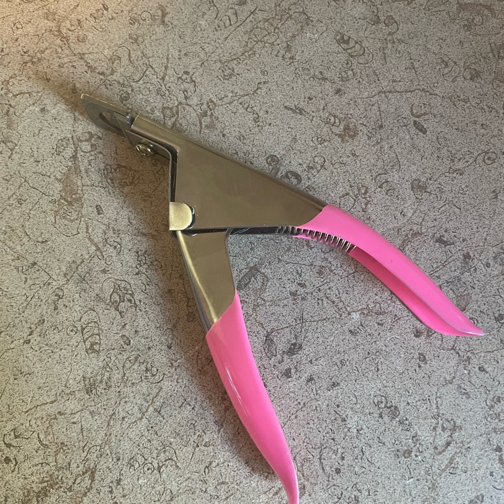 Pink and Silver Nail Clipper